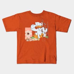 Duck and flower Kids T-Shirt